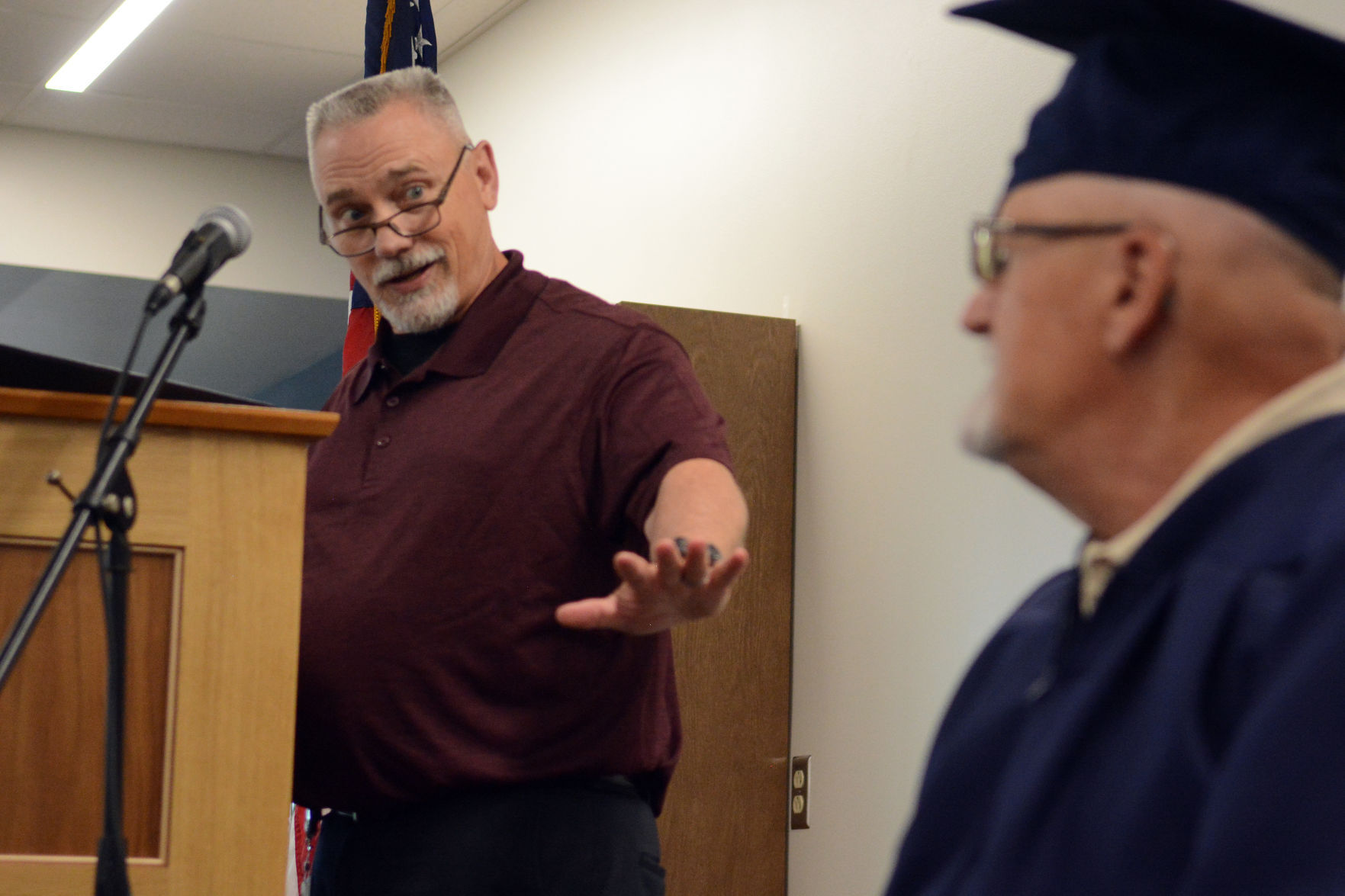 Schultz graduation ceremony